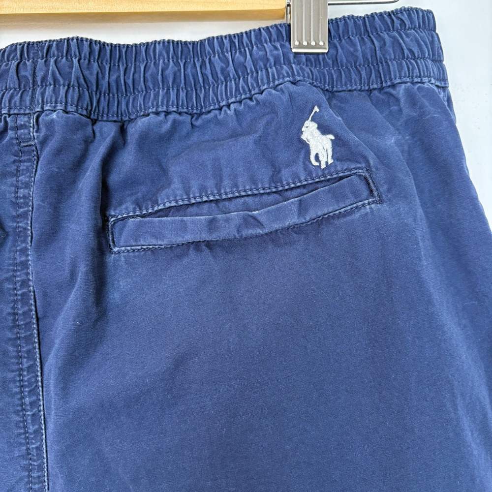 Polo Ralph Lauren Boys Poplin Ripstop Jogger Pant Size XL Navy Drawstring Sporty - Picture 3 of 11
